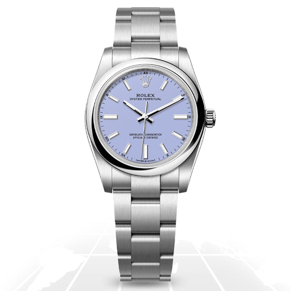 Rolex Oyster Perpetual 34 "Lavender" 124200